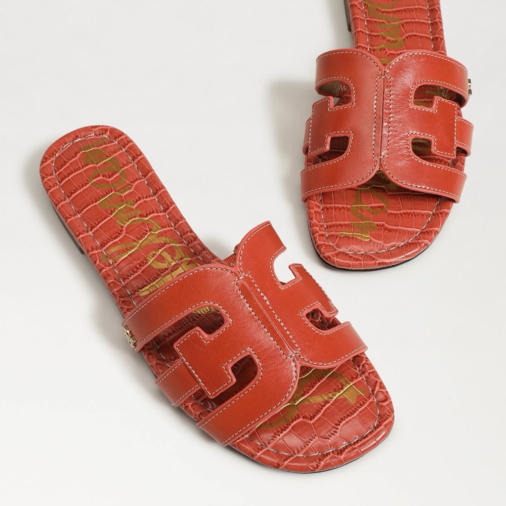 Sam Edelman - orange slides BRAND NEW.